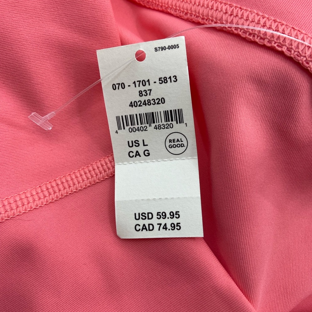 NWT Aerie Offline Goals 7/8 Leggings Pink Large - Picture 8 of 8